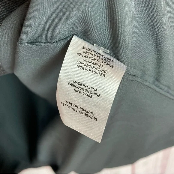 G by Gustavo Arango Size 16 Pocketed Jacket Blazer Duster Button Stretch Career - Picture 6 of 9